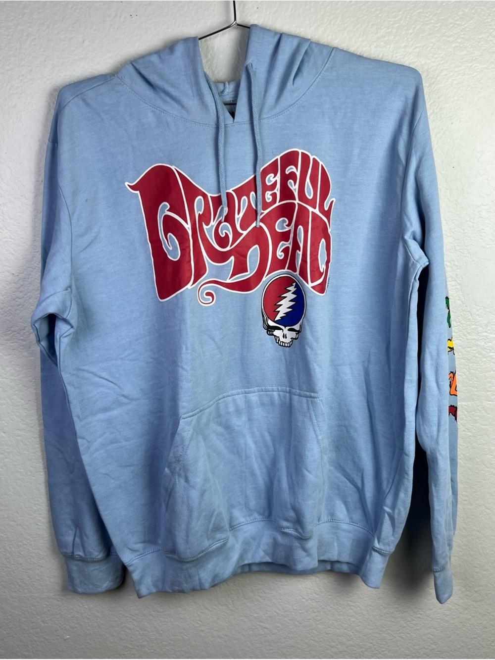 Grateful Dead Liquid Blue Grateful Dead Graphic Hoodie Size XL